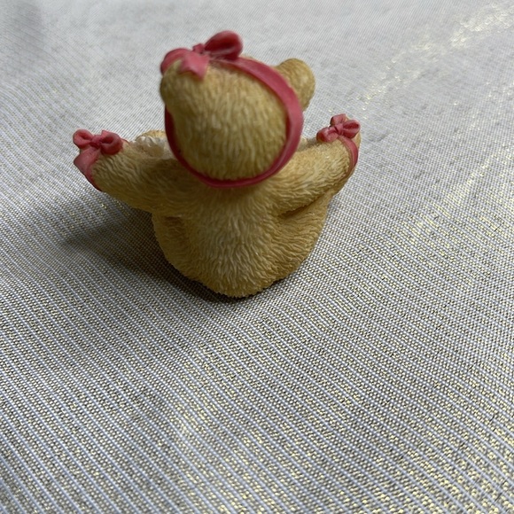 Vintage Nana Cherished Teddies Miniature Figurine Pink Blue Banner 1998 Enesco - Picture 4 of 8